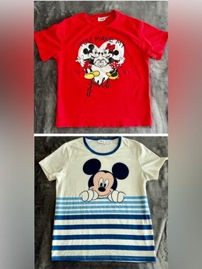 Disney Kids' Mickey & Minnie T shirt Size 8/9